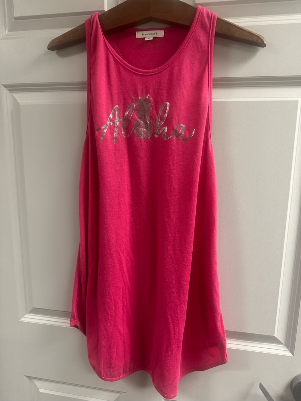 Francesca's Collections Hot Pink Top